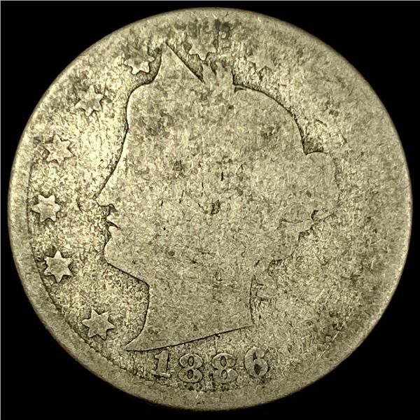 1886 Liberty Head Nickel NICELY CIRCULATED