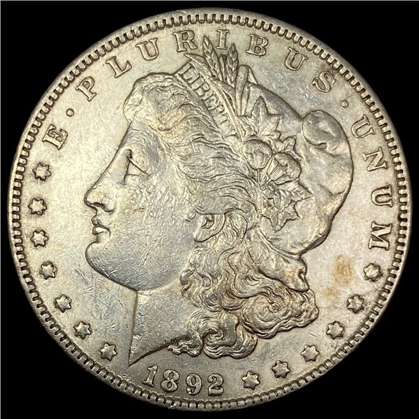 1892 Morgan Silver Dollar CLOSELY UNCIRCULATED