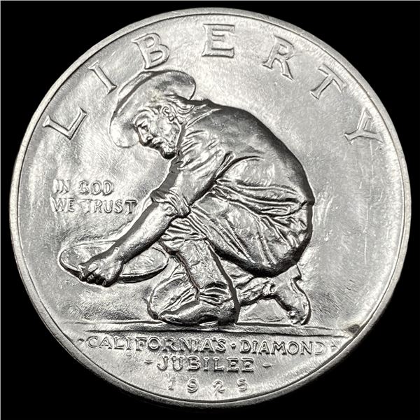 1925-S Silver California Diamond Jubilee Half Dollar UNCIRCULATED