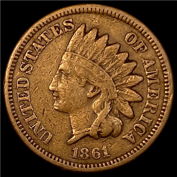 1861 Indian Head Cent LIGHTLY CIRCULATED