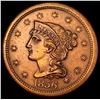 Image 1 : 1856 Braided Hair Large Cent CLOSELY UNCIRCULATED