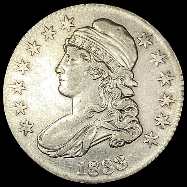 1833 Capped Bust Half Dollar CLOSELY UNCIRCULATED