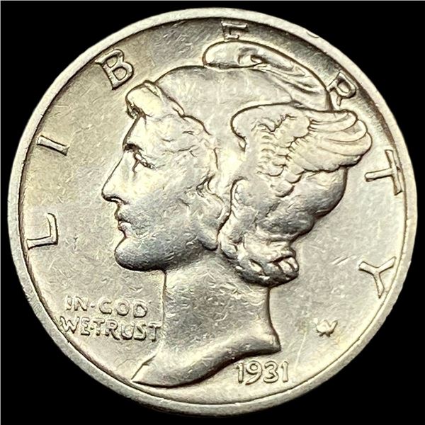 1931 Mercury Dime CLOSELY UNCIRCULATED