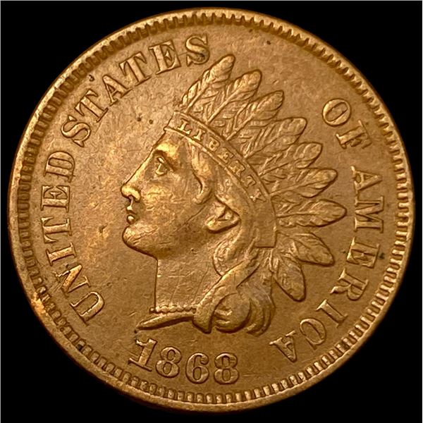 1868 Indian Head Cent CLOSELY UNCIRCULATED