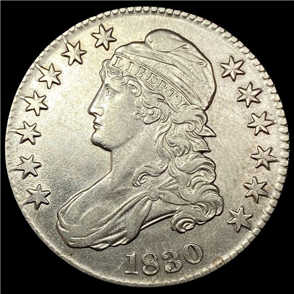 1830 Capped Bust Half Dollar CLOSELY UNCIRCULATED