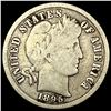 Image 1 : 1895 Silver Barber Dime NICELY CIRCULATED