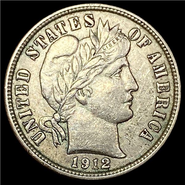 1912-D Silver Barber Dime CLOSELY UNCIRCULATED