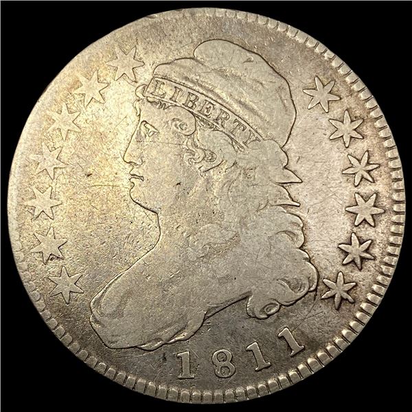 1811 Capped Bust Half Dollar NEARLY UNCIRCULATED