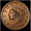 Image 1 : 1838 Coronet Head Large Cent NEARLY UNCIRCULATED