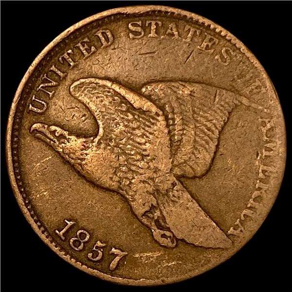 1857 Flying Eagle Cent LIGHTLY CIRCULATED