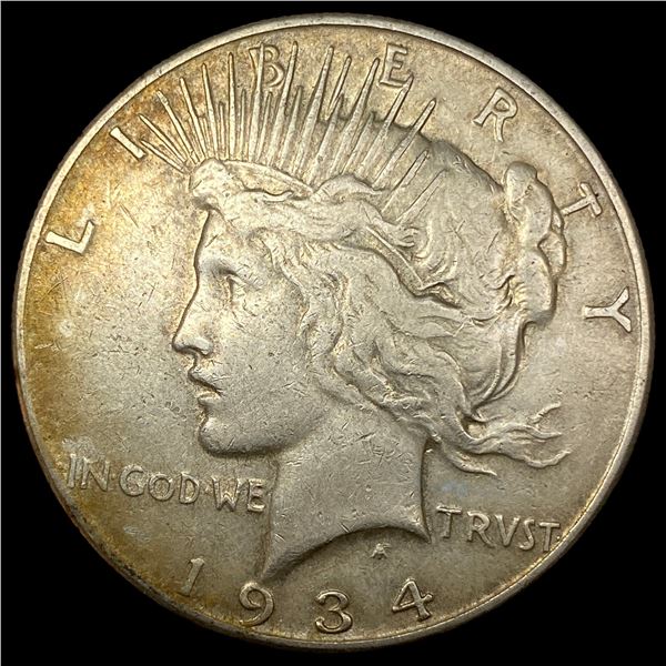1934 Peace Silver Dollar NEARLY UNCIRCULATED