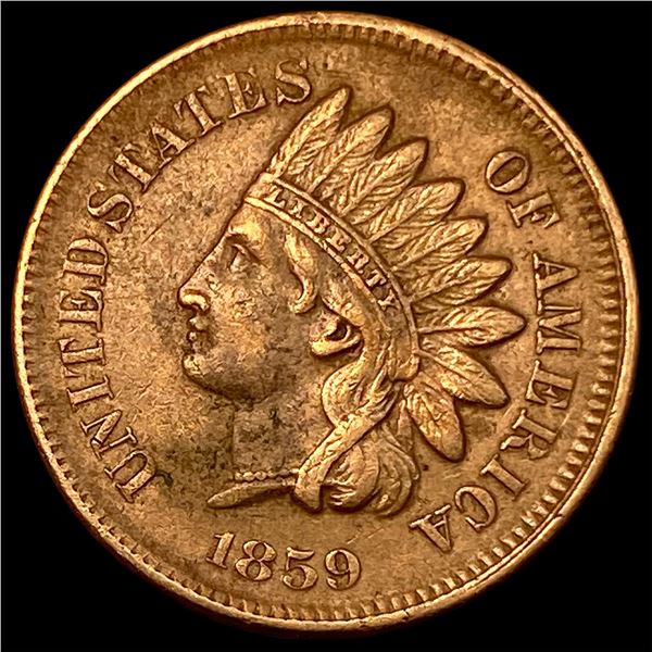 1859 Indian Head Cent NEARLY UNCIRCULATED