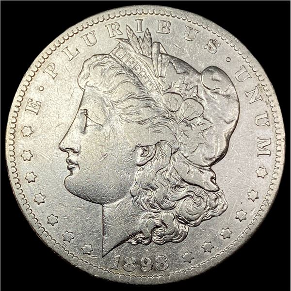 1898-S Silver Morgan Dollar CHOICE BU