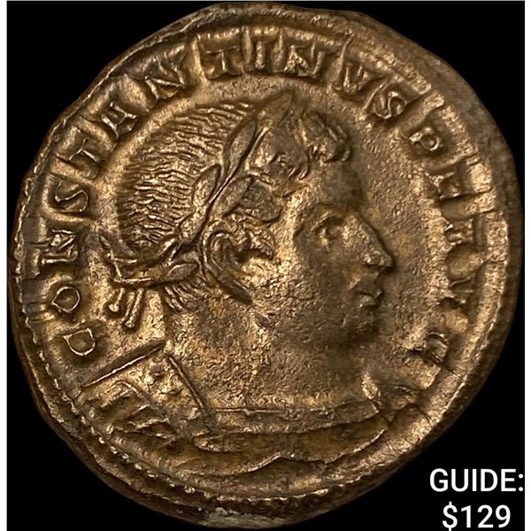 Roman Constantine I 307-337 AD BI Nummus UNCIRCULATED
