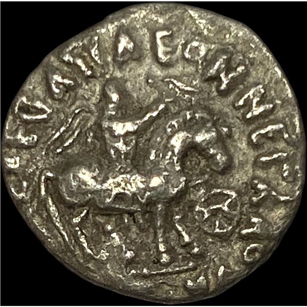 Indo-Sycthian 58-12 BC SIlver Drachm NEARLY UNCIRCULATED