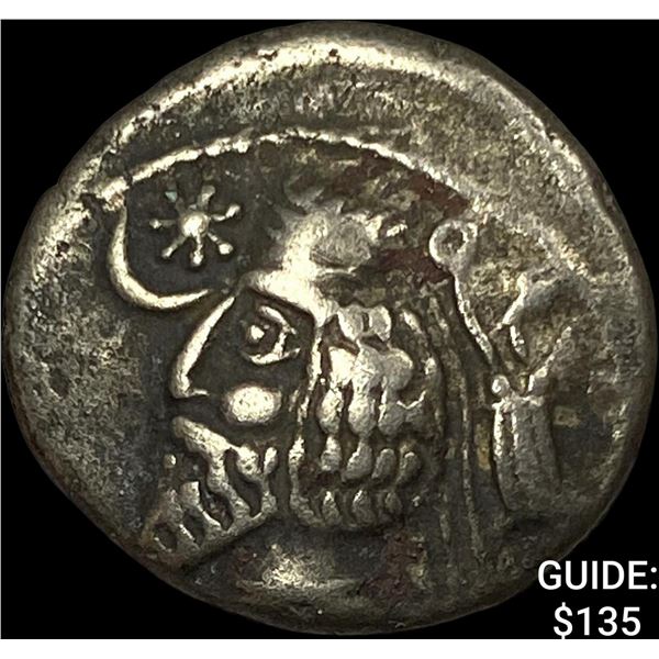 Parthian Empire 247-224 AD Silver Drachm NEARLY UNCIRCULATED