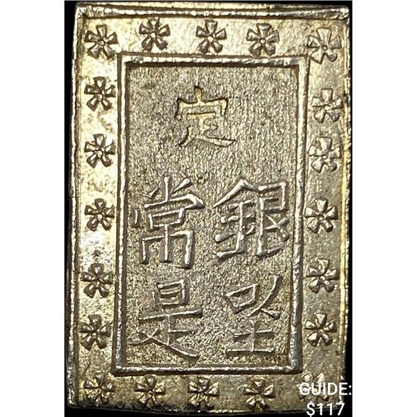 1859-1868 Japan Silver Bu UNCIRCULATED
