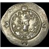 Sasanian Khosrow I 531-579 AD Silver Drach NEARLY UNCIRCULATED