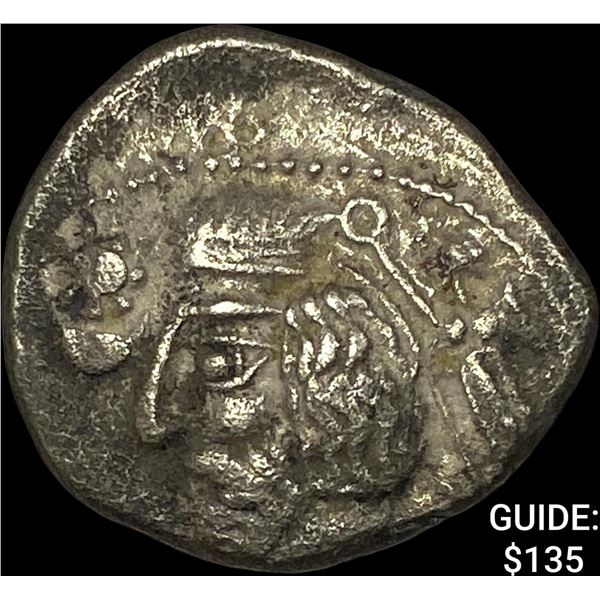 Parthian Empire 247-224 AD Silver Drachm NEARLY UNCIRCULATED