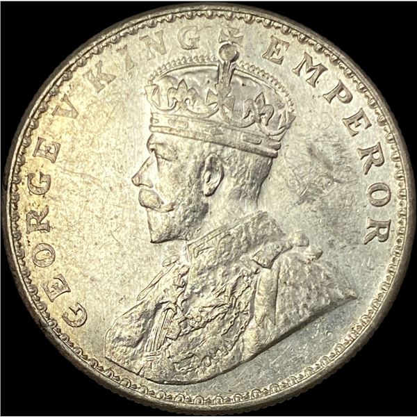 1919 British India Silver Rupee UNCIRCULATED
