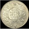 Image 2 : 1919 British India Silver Rupee UNCIRCULATED