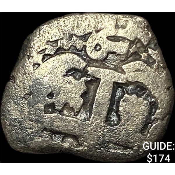 1500's-1600's Spanish Colonial Silver Cob NEARLY UNCIRCULATED