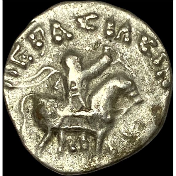 Indo-Sythian 58-12 BC Silver Drach NEARLY UNCIRCULATED