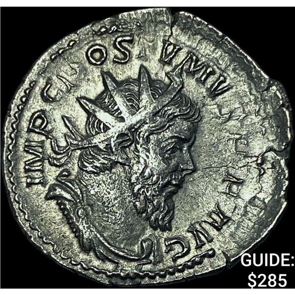 Roman Postumus 260-269 AD Silver Dbl Denarius CHOICE AU