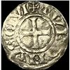 1150-1200 France Abbey of St Martin Silver Denier NEARLY UNCIRCULATED