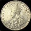 Image 1 : 1919 British India Silver Rupee UNCIRCULATED