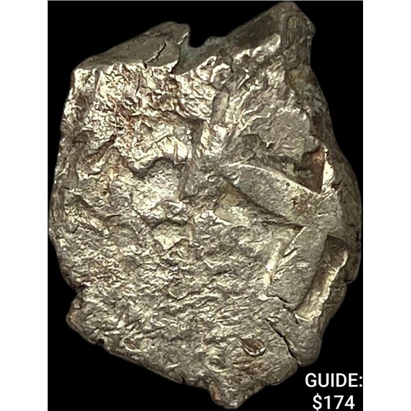 1500's-1600's Spanish Colonial Silver Cob NEARLY UNCIRCULATED