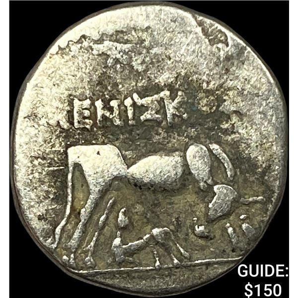 Illyria 260-167/98 BC Silver Drachm NEARLY UNCIRCULATED