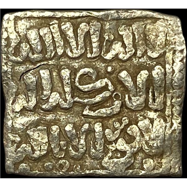 Spain Reconquista Almohad 1163-1269 Silver Dirham NEARLY UNCIRCULATED