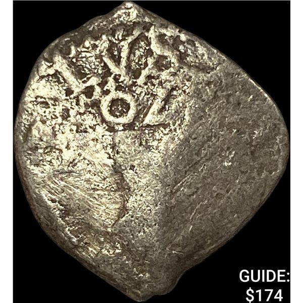 1500's-1600's Spanish Colonial Silver Cob NEARLY UNCIRCULATED