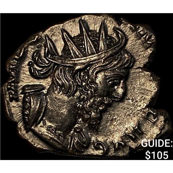 Romano-Gallic Victorinus 269-271 AD BI Dbl Denarius CHOICE AU