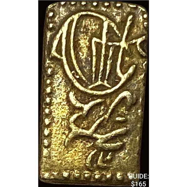 1832-1858 Japan Gold 2 Shu .052 AGW CLOSELY UNCIRCULATED