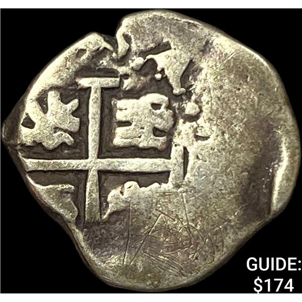 1500's-1600's Spanish Colonial Silver Cob NEARLY UNCIRCULATED