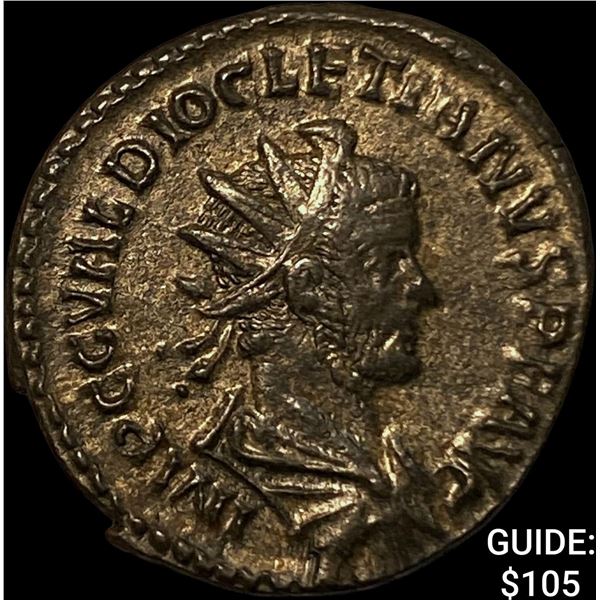 Roman Dioletian 284-305 AD BI Nummus CHOICE AU