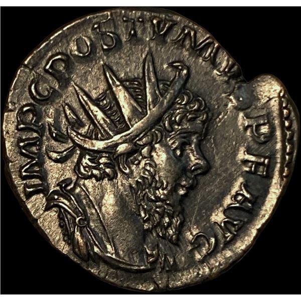 Roman Postumus 260-269 AD BI Dbl Denarius CHOICE AU