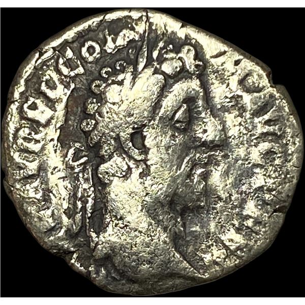 Roman Commodus 177-192 AD Silver Denarius NEARLY UNCIRCULATED