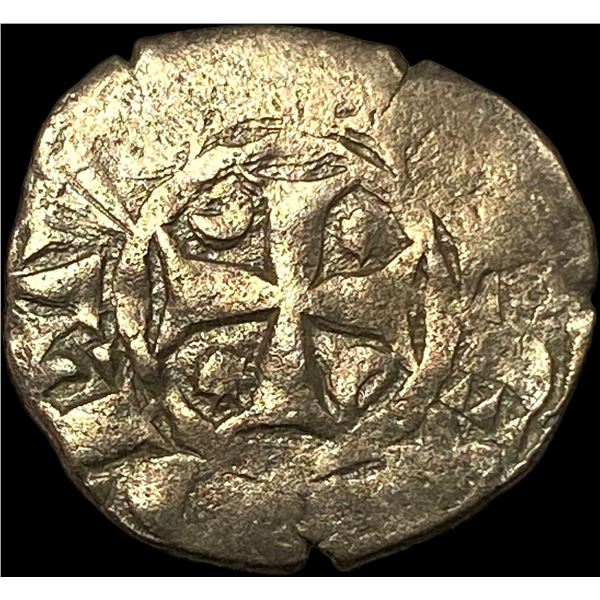 Portugal Crusades Dinis I Silver Dinero NEARLY UNCIRCULATED