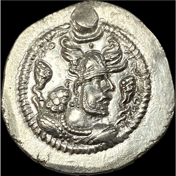 Sasanian Peroz[Firuz] 457/9-484 AD Silver Drachm UNCIRCULATED