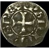Frankish Greece 1297-1301 AD Silver Denier NEARLY UNCIRCULATED