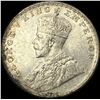 Image 1 : 1919 British India Silver Rupee UNCIRCULATED