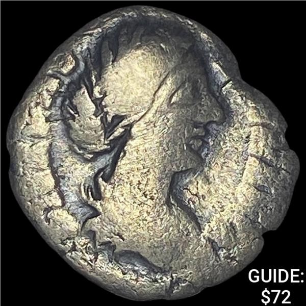 [147-176] AD Roman Faustina Jr Silver Denarius ABOUT UNCIRCULATED