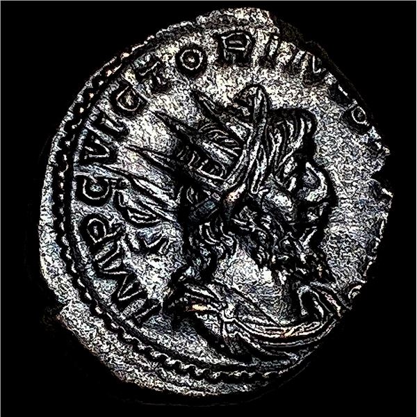 Roman Victorinus 269-271 AD Bi Dbl Denarius CHOICE AU