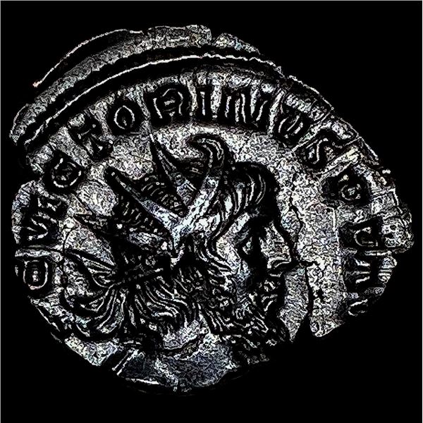 Roman Victorinus 269-271 AD Bi Dbl Denarius CHOICE AU