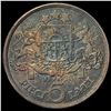 Image 2 : 1929 Latvia Silver 5 Lati CLOSELY UNCIRCULATED