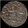 1248-1279 Portugal Alfonso III Silver Denero NEARLY UNCIRCULATED
