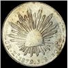 Image 2 : 1879Zs JS Mexico Silver 8 Reales CLOSELY UNCIRCULATED